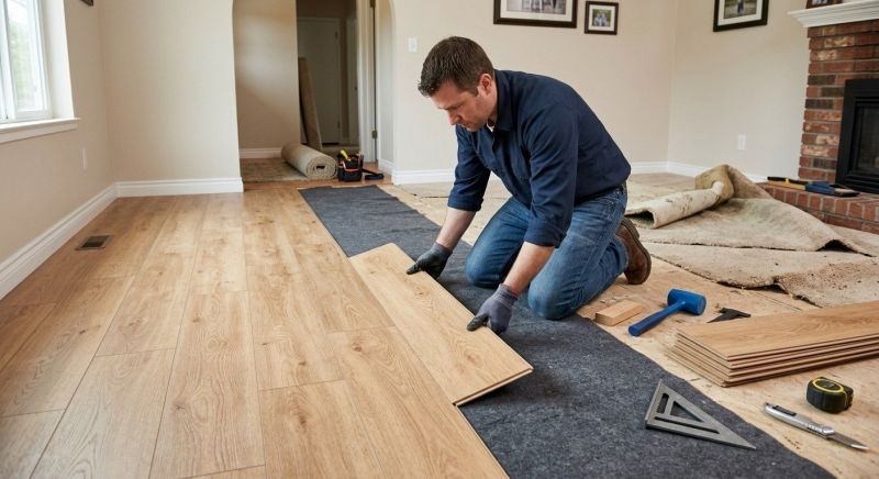 Laminate Floor Remodeling in North Las Vegas, NV